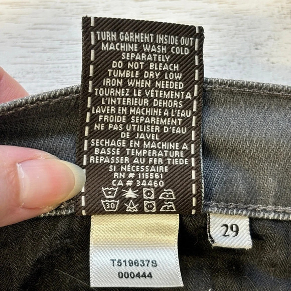 7 for all mankind Standard Fit Gray 29 - Picture 6 of 8